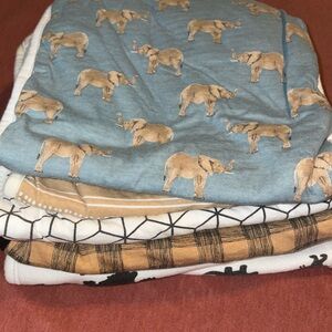 Bundle of Copper Pearl burp cloths